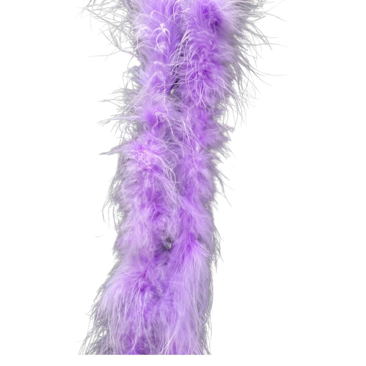 PLUMA MARABÚ MINI LILA