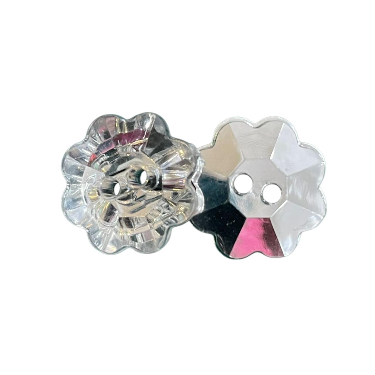BOTON DIAMANTE FLOR #24