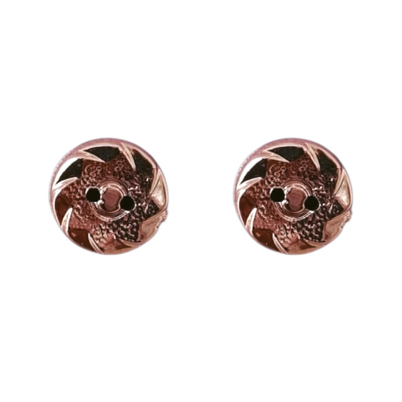 BOTON DE FIGURAS #20 ORO ROSA K-817