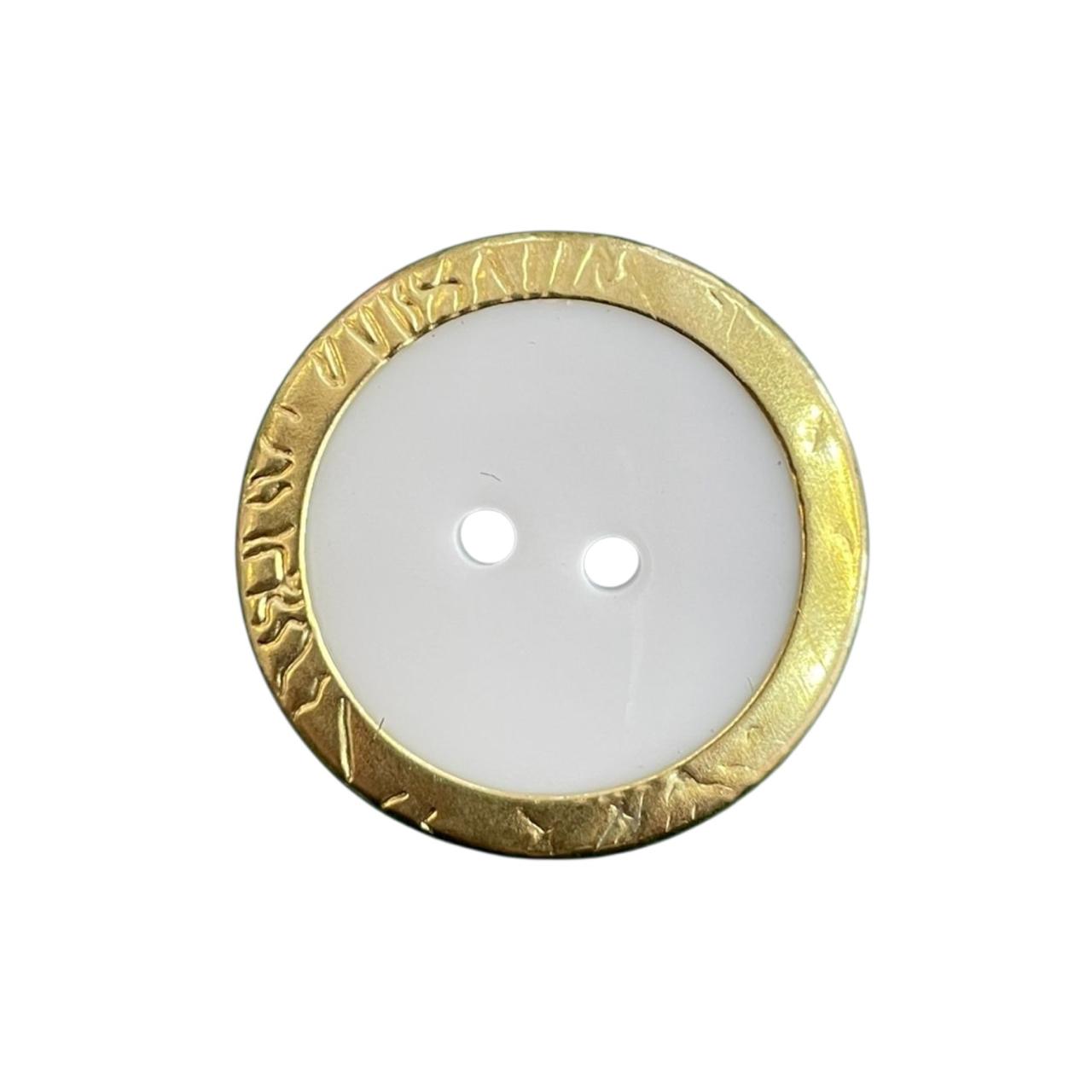BOTON GRECAS #44 BLANCO ARO DORADO
