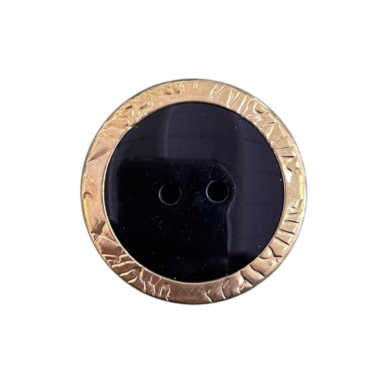 BOTON GRECAS #44 NEGRO ARO DORADO