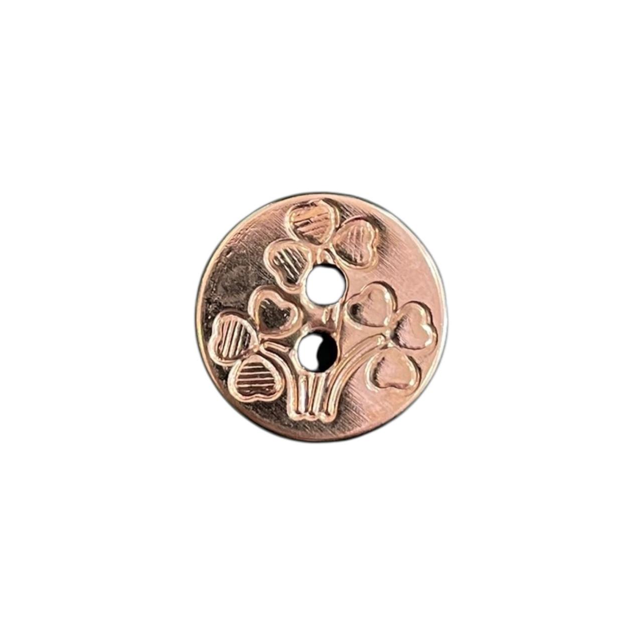 BOTON DE FLORES MACETA #36 ORO
