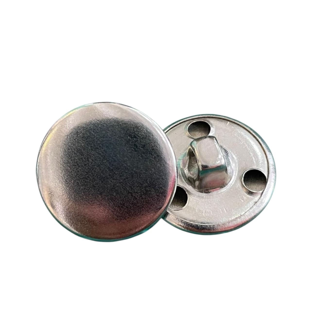 BOTON PLANO #30 PLATA