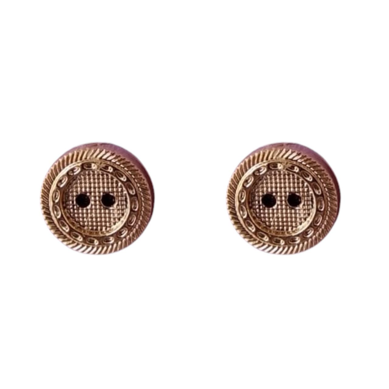 BOTON PLANO ORO-ROSA #20 BTA37