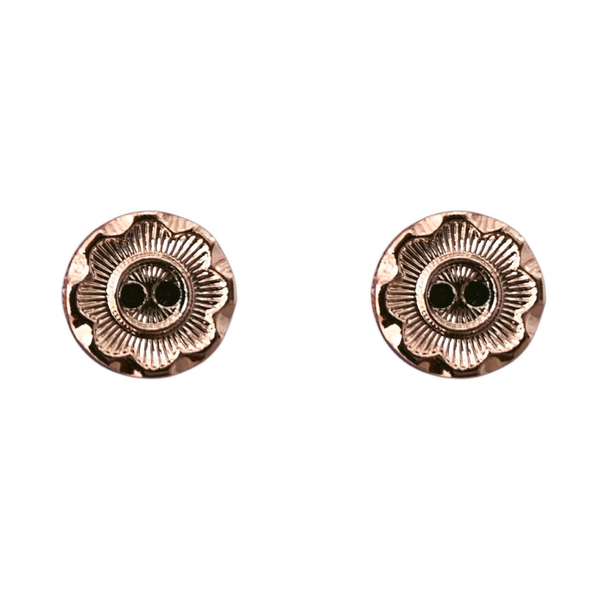 BOTON DE FIGURAS #20 ORO ROSA FLOR