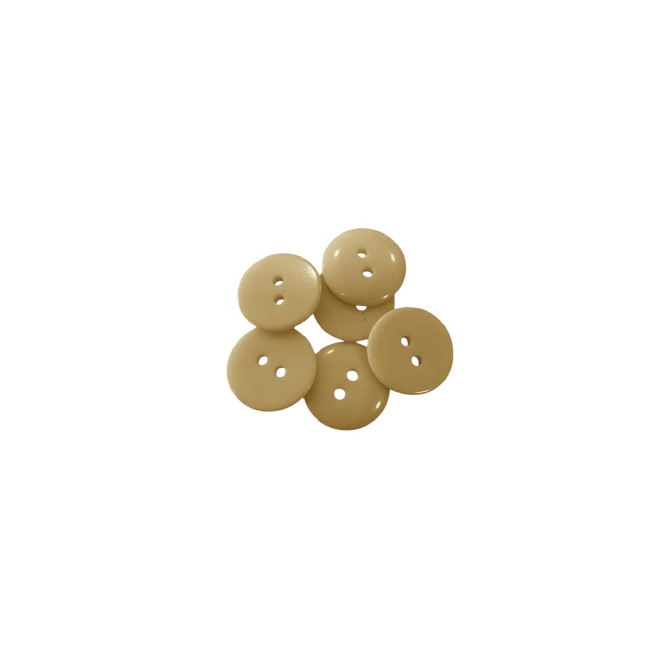 BOTON DE PASTA #24 BEIGE GRUESA