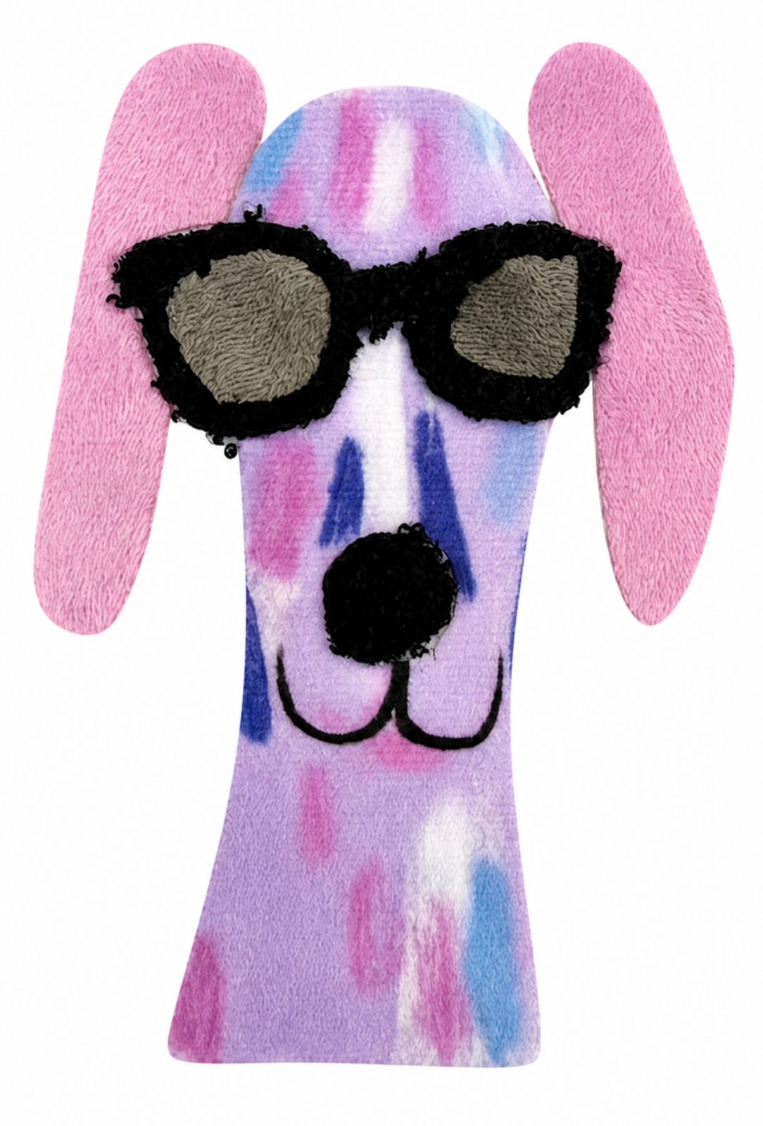 PERRO ROSA LENTES NEGROS 15-10.3CM