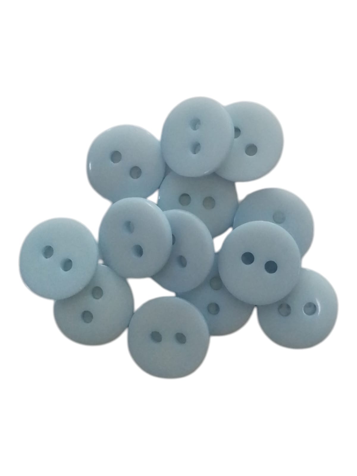 BOTON PASTA #18 AZUL CIELO GRUESA