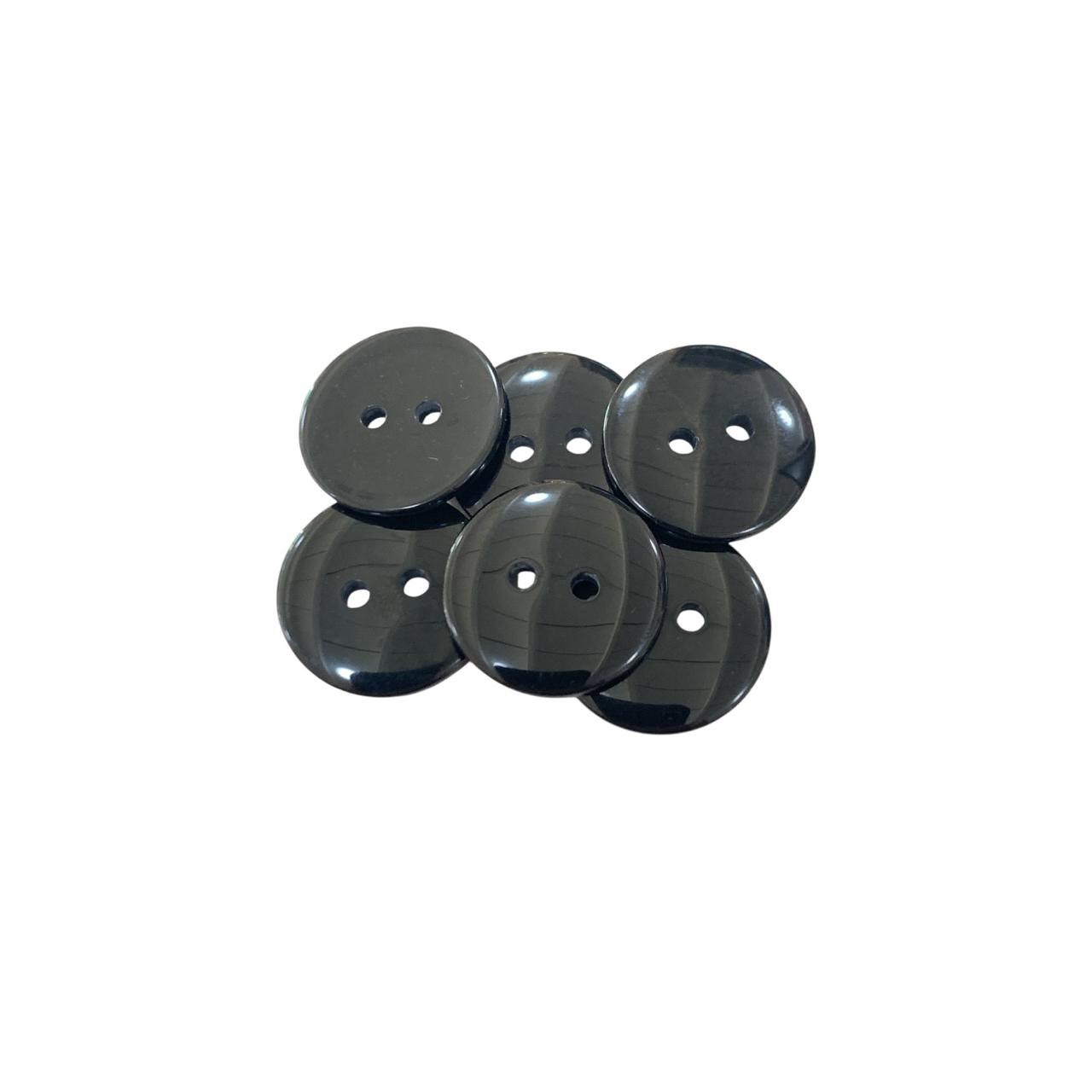 BOTON DE PASTA #30 NEGRO GRUESA
