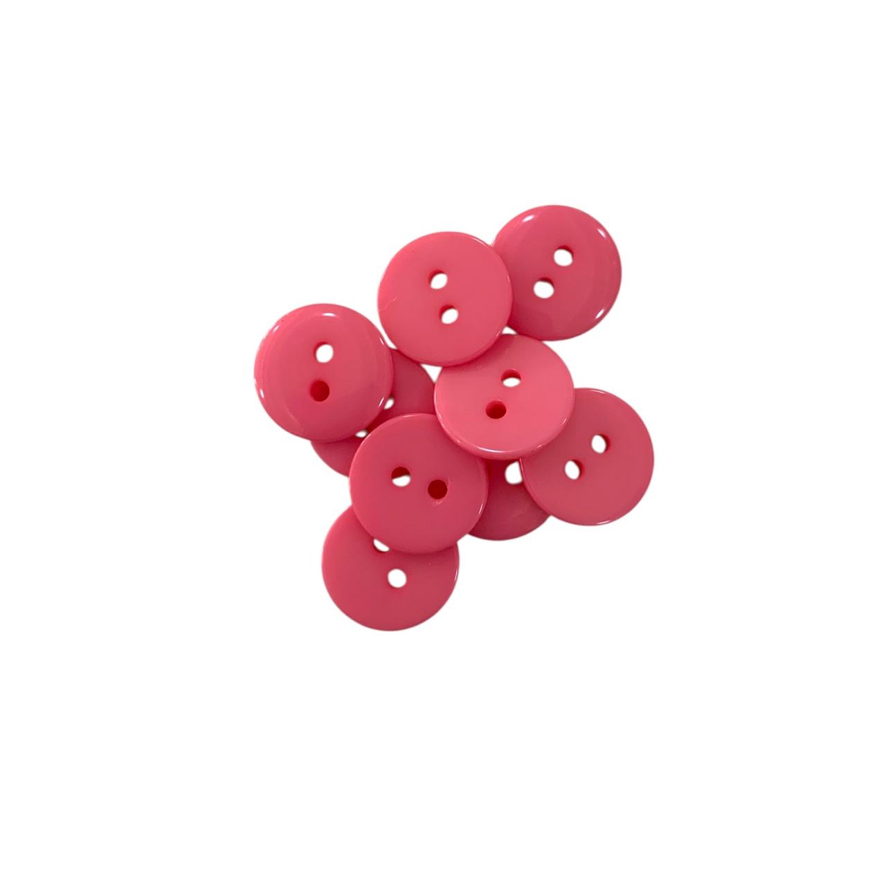 BOTON DE PASTA #24 ROSA FRESA GRUESA