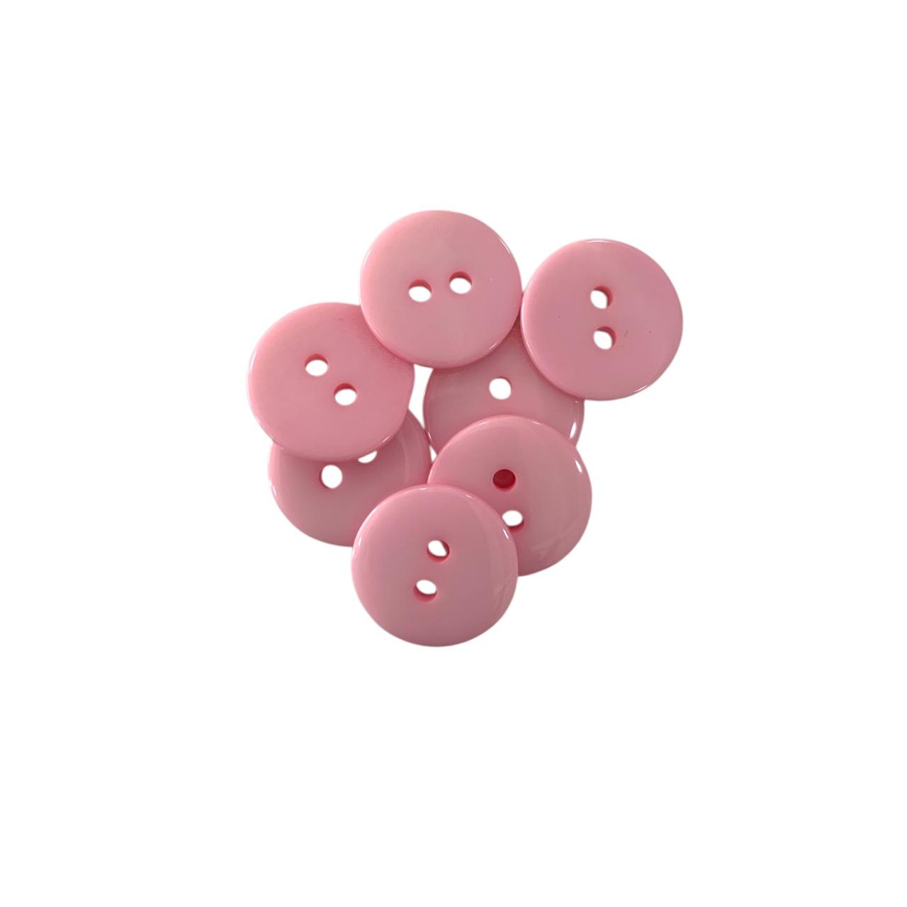 BOTON DE PASTA #24 ROSA PASTEL GRUESA