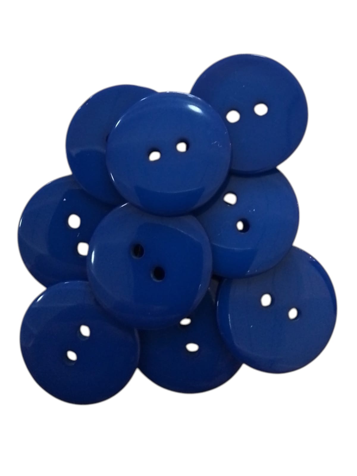 BOTON DE PASTA #36 AZUL REY GRUESA