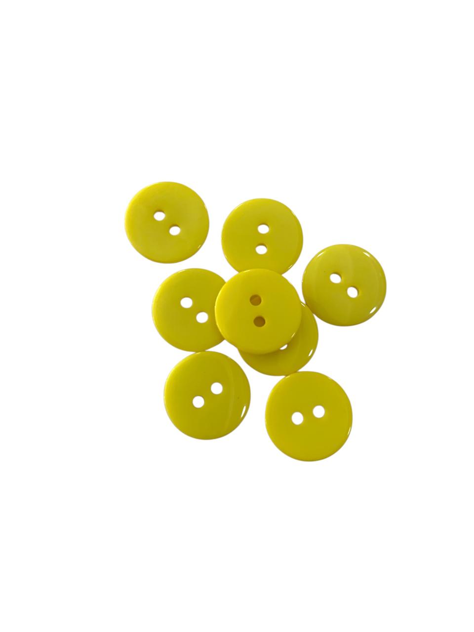BOTON DE PASTA #24 AMARILLO CANARIO GRUESA
