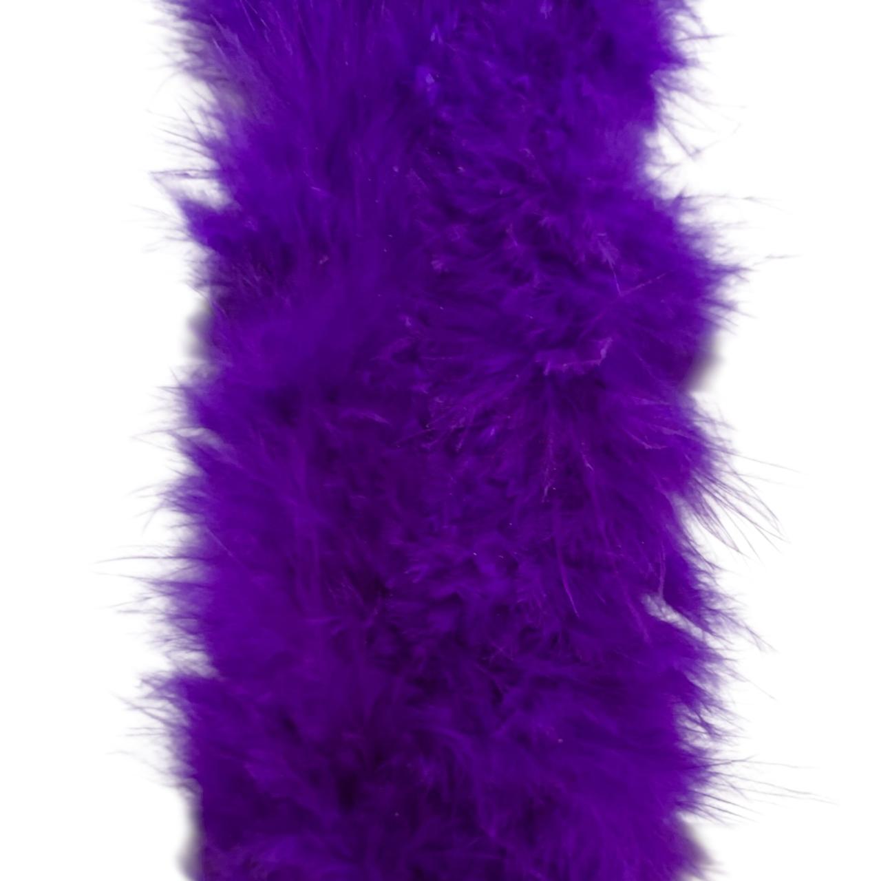 PLUMA MARABÚ MINI MORADO