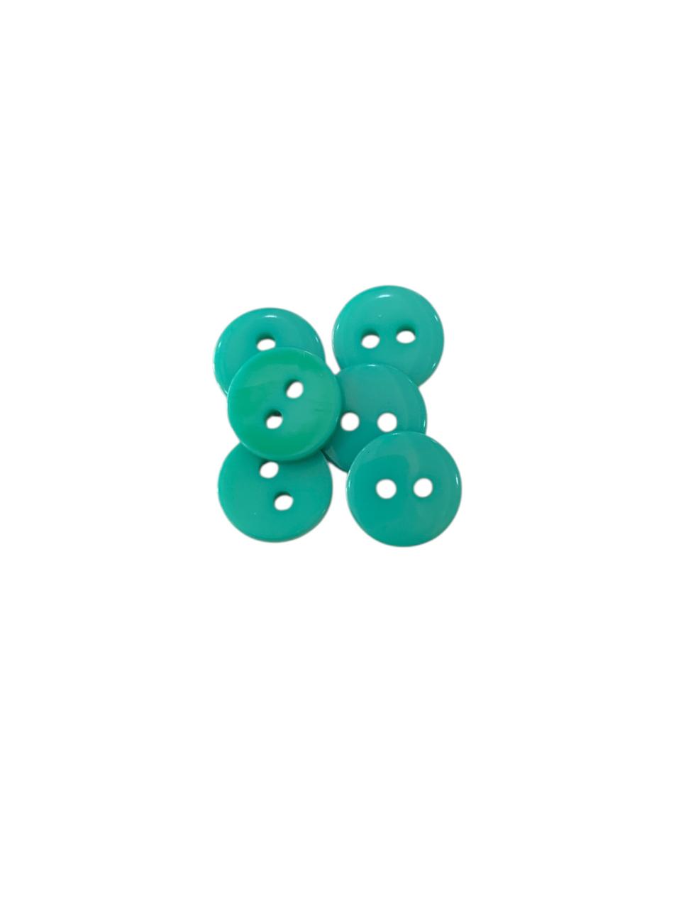 BOTON DE PASTA #18 VERDE AQUA GRUESA