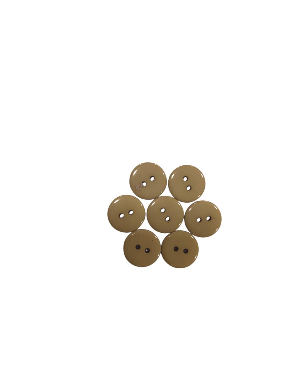 BOTON DE PASTA #30 BEIGE GRUESA