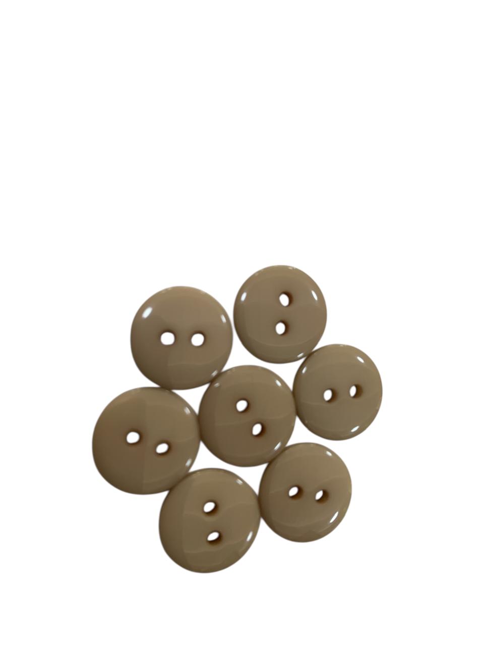 BOTON DE PASTA #20 BEIGE GRUESA