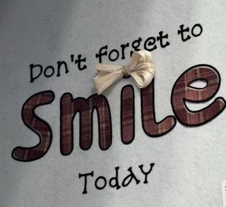 SMILE TODAY 20.7X12.7 CM