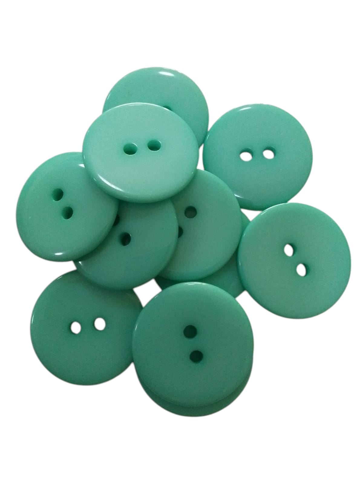 BOTON DE PASTA #36 VERDE MENTA GRUESA