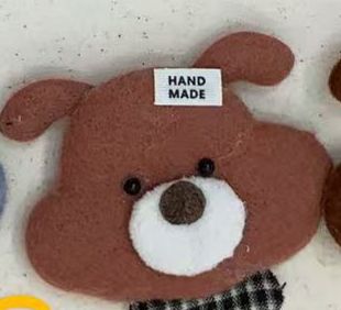 PELUCHE PERRO CAFE CORBATA CUADROS