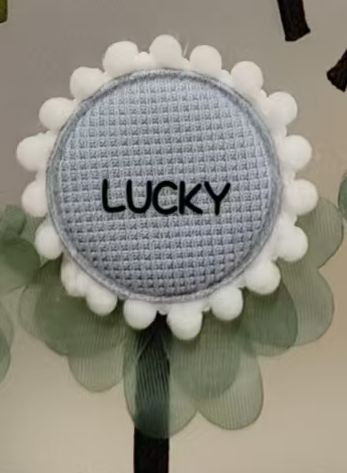 PELUCHE FLOR LUCKY AZUL