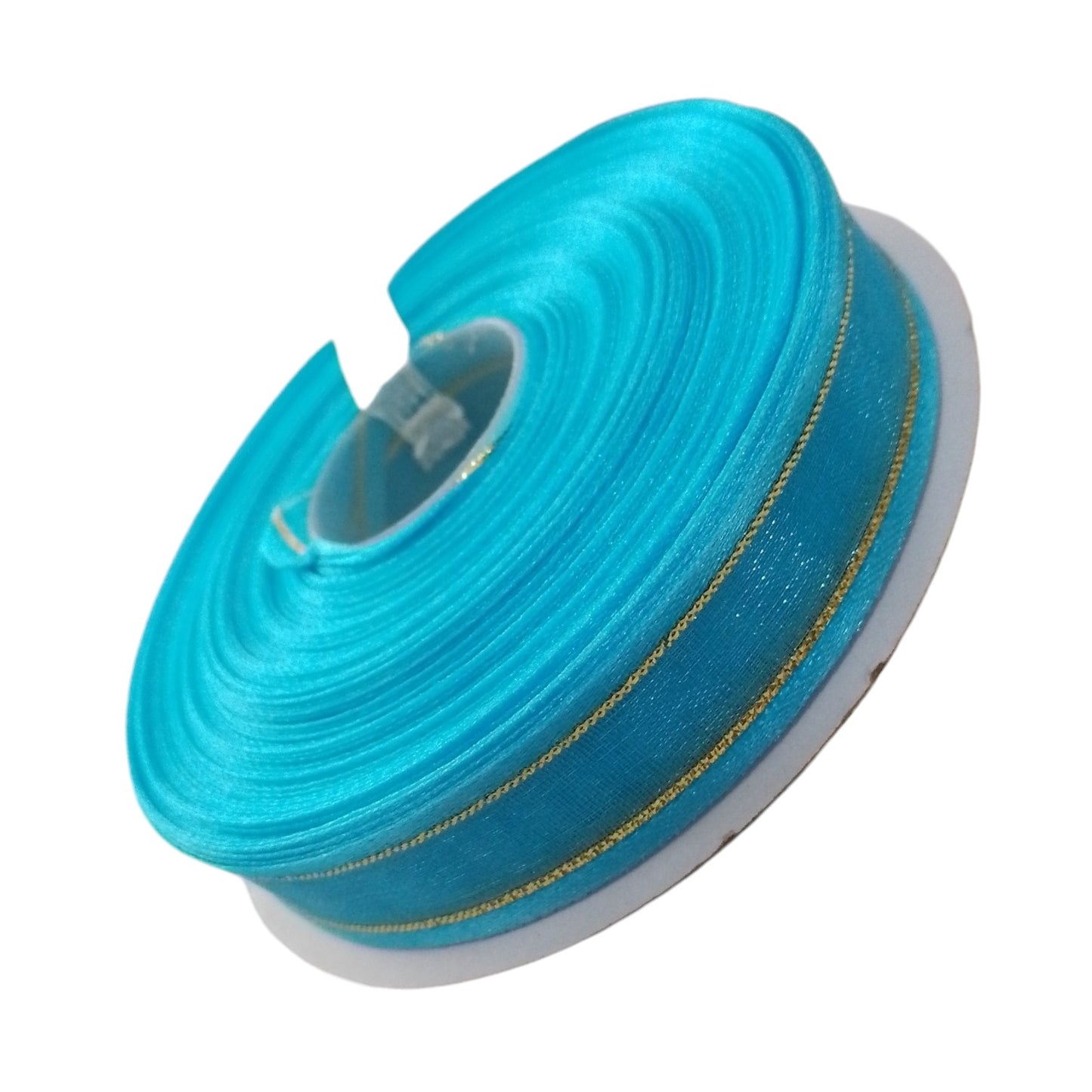 LISTON DE ORGANZA 5/8 TURQUESA