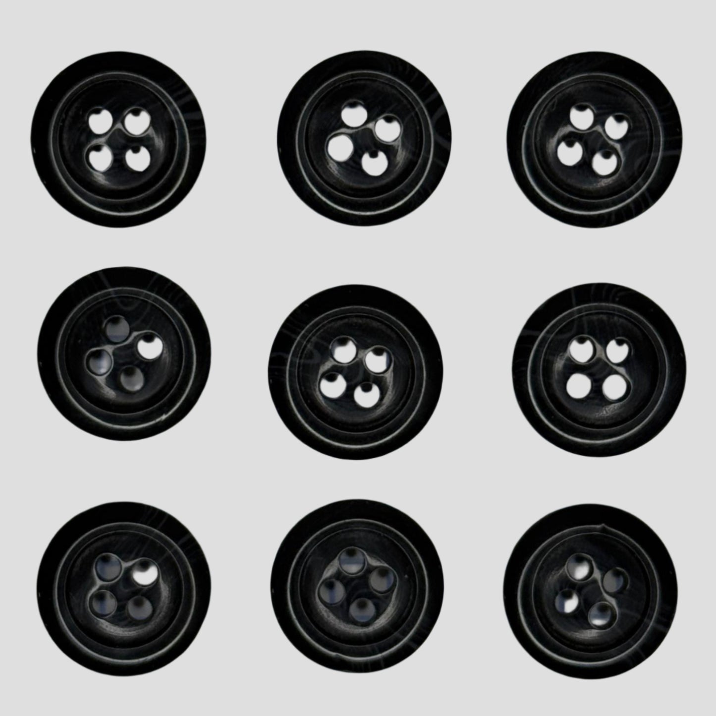 BOTON SASTRE RANA NEGRO #24