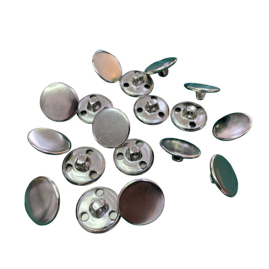 BOTON PLANO #30 PLATA