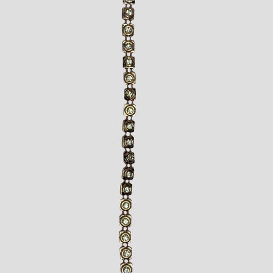 CADENA CUADRO ORO ROSA