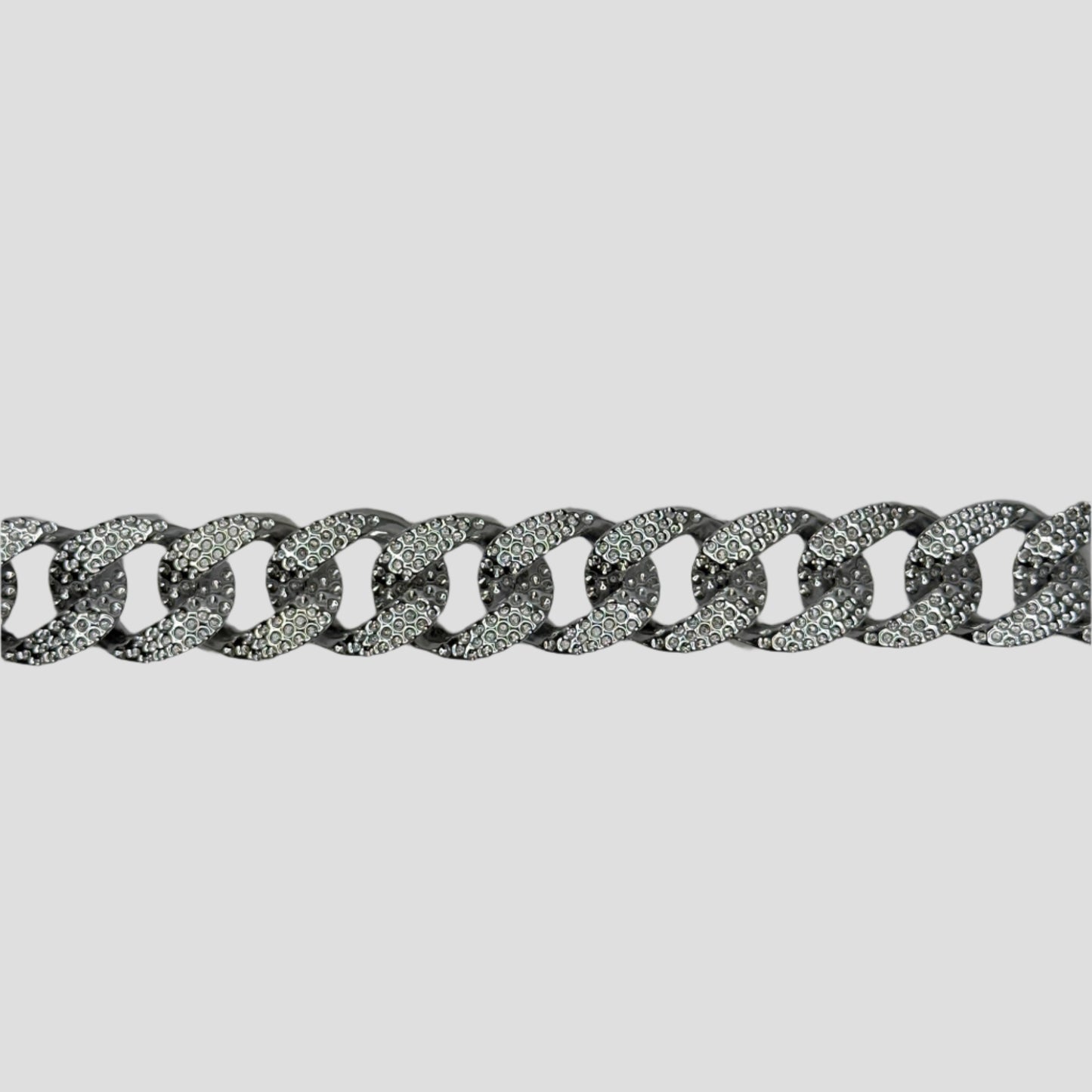 ESLABON SIMULACIÓN PIEDRA PLATA