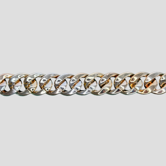 ESLABON MEDIANO ORO ROSA