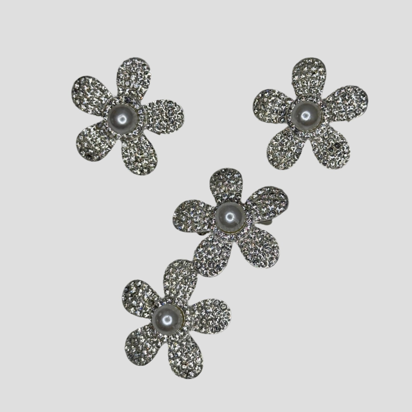 PRENDEDOR FLOR PLATA