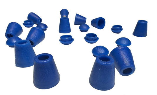BELLOTA DE PLASTICO AZUL REY