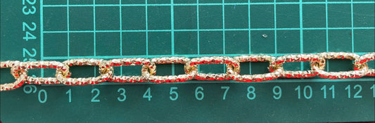 CADENA ORO MARTILLADA
