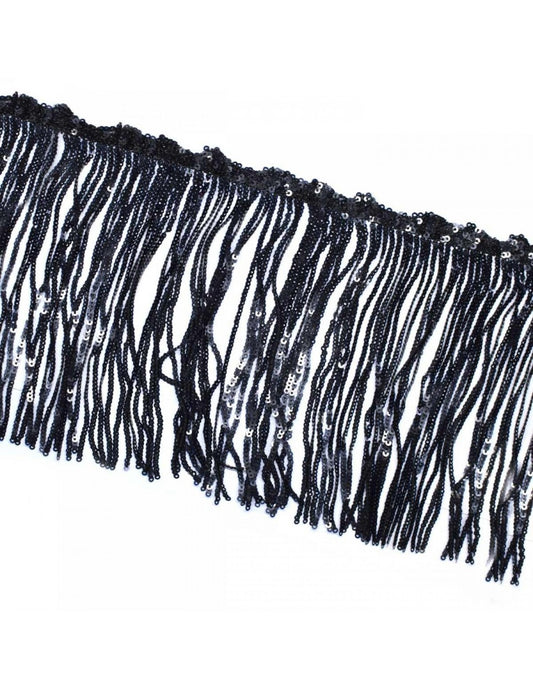 FLECO DE LENTEJUELA NEGRO