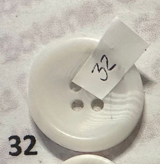 BOTON SASTRE BASTON MATE BLANCO #32