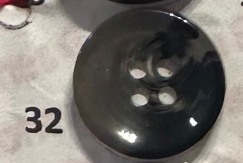 BOTONES SASTRE CAZUELA NEGRO #32