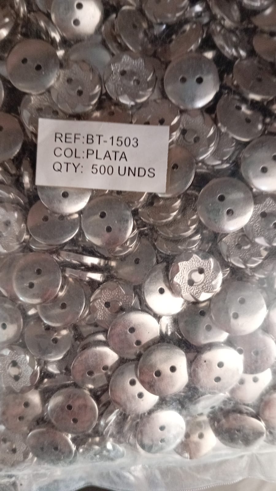 BOTON PLANO PLATA #20