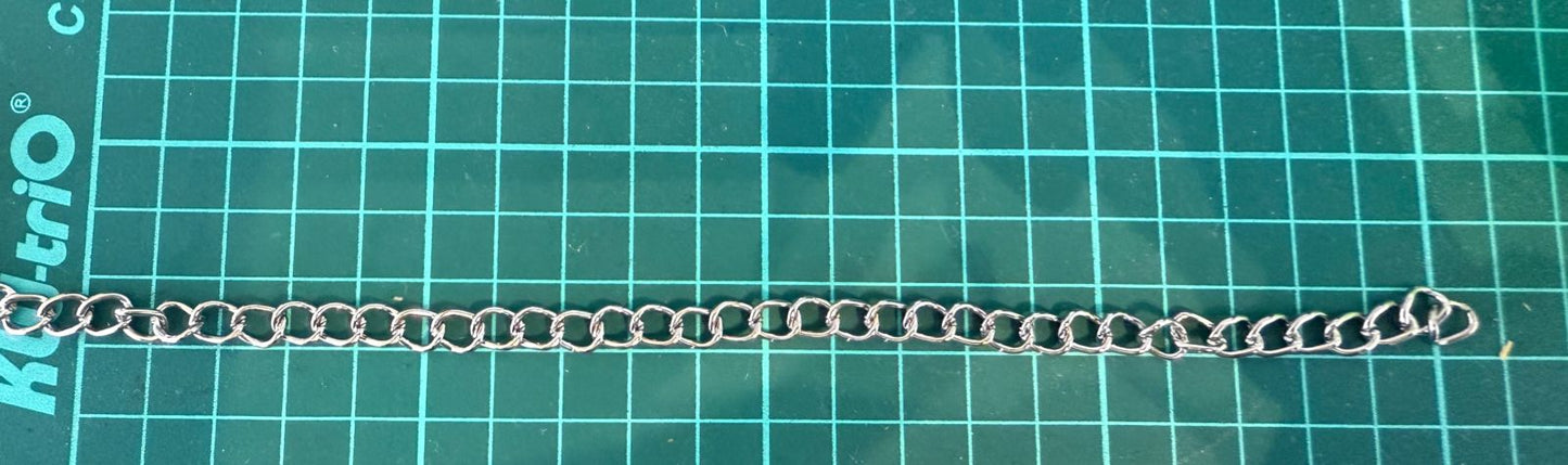 CADENA ALAMBRE PLATA 50 MTS POR BOLSA
