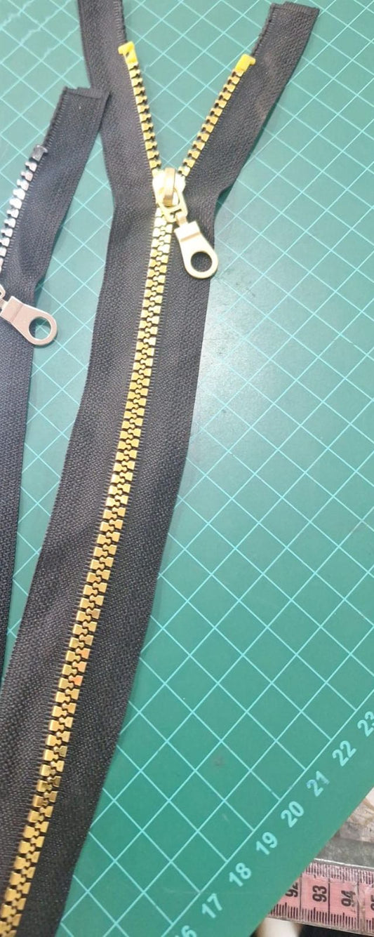 CIERRE PLASTICO DIENTE DORADO #5 35 CM