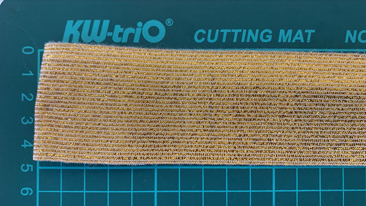 ELASTICO LUREX DORADO