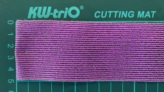 ELASTICO LUREX MORADO