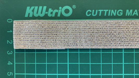 ELASTICO LUREX 16 LIGAS PLATA