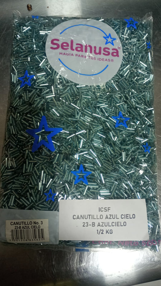 CHAQUIRA CANUTILLO AZUL CIELO 1/2KG
