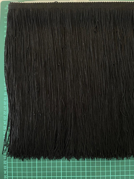 FLECO DE SEDA NEGRO 30 CM