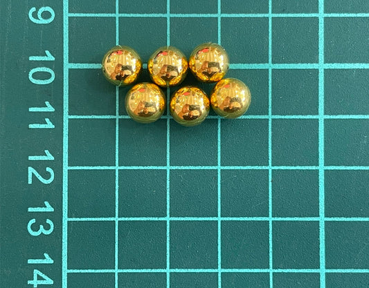 PERLA DE REMACHE #6 ORO