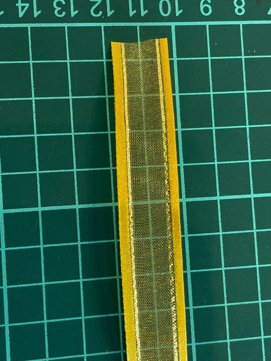 LISTON DE ORGANZA 5/8 AMARILLO CANARIO