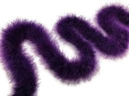 PLUMA MARABÚ MINI MORADO