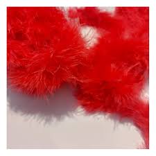 PLUMA MARABÚ MINI ROJO