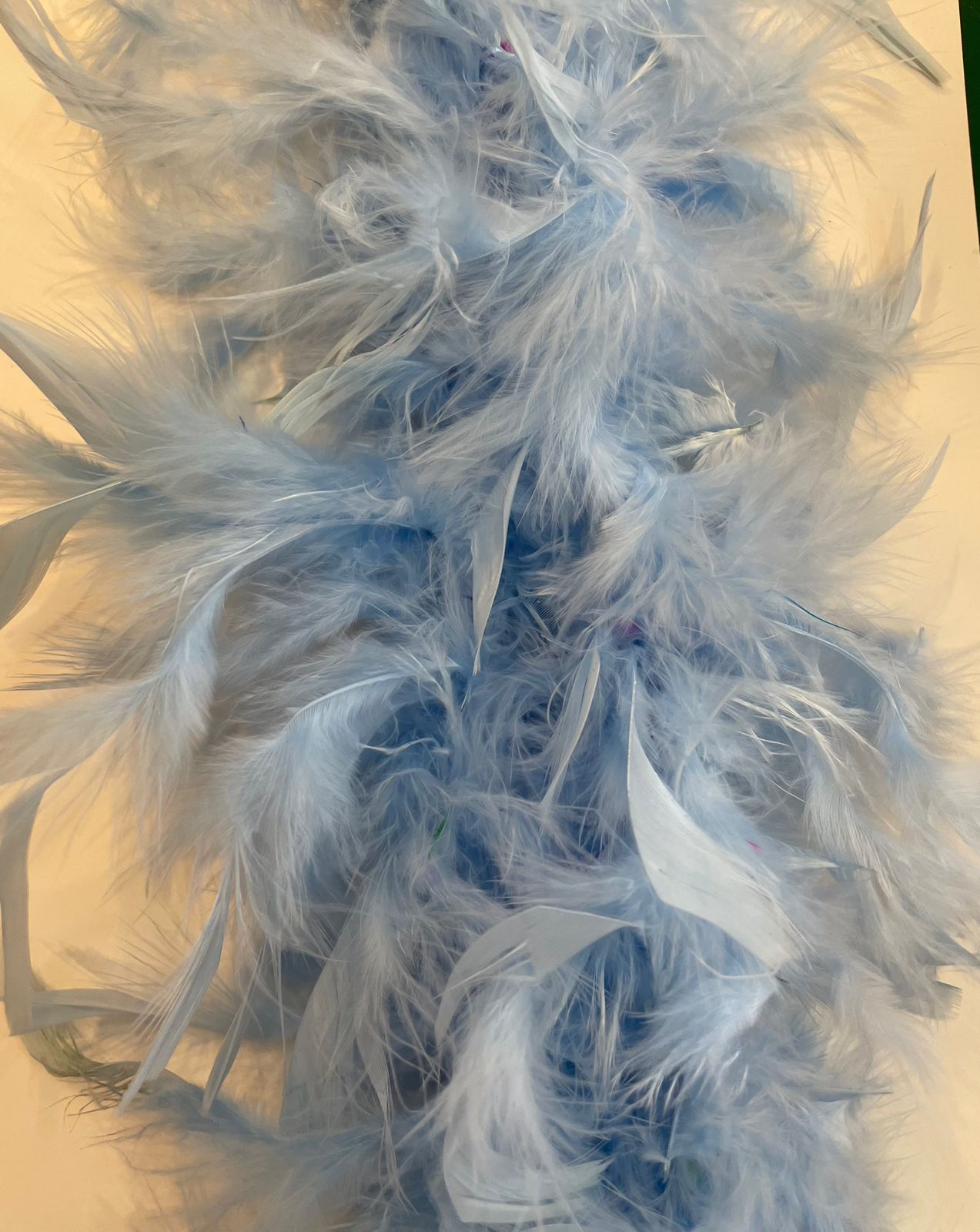 PLUMA AVESTRUZ AZUL CIELO
